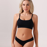 Ensemble soutien-gorge et gilet à bretelles pour femme, en acier massif, respirant, à bonnets couvrants, sexy, avec armatures discrètes et bretelles réglables