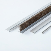 Bande de brosse industrielle en crin de cheval pour l'étanchéité des portes et fenêtres de machines-outils CNC, des ascenseurs et des portes tournantes, anti-poussière, 1m