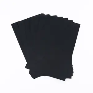 Factory Supplier Different Size 145*328mm OPC Antistatic Black Paper for cleanroom workshop and factory drum core packaging