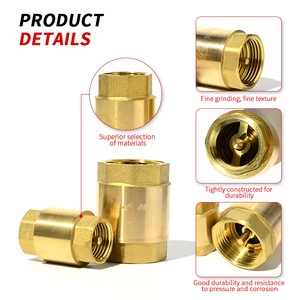 Gute Qualität Rückschlag ventil Messing Außengewinde Rückschlag ventil Anschluss werkzeug Vertikales Rückschlag ventil - Product Image 4