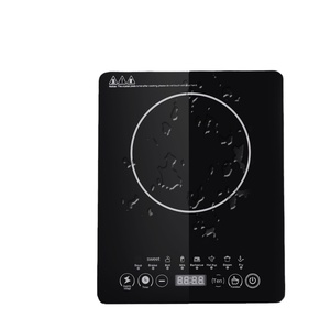 Placa de Cocina Eléctrica de Cerámica de 2 Quemadores, 110V/220V, 500W, Alta Potencia, Control Táctil, Control por Aplicación, Portátil, 11 Pulgadas, Microcristalina Negra - Product Image 3