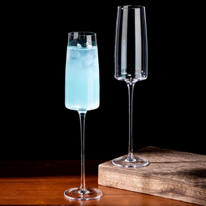 Flûte à Champagne Rétro en <span class=keywords><strong>Cristal</strong></span> Réutilisable Verres à Vin et Champagne pour Mariage, Restaurant, Fête - Product Image 2