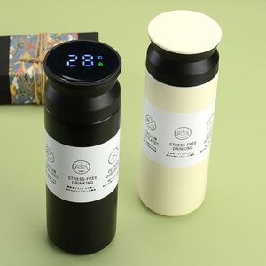 Thermos en acier inoxydable personnalisé en gros, 350 ml, 480 ml, avec affichage de la température intelligent, pour la maison, le bureau, l'extérieur, tasse à café - Product Image 3