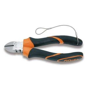 Pinzas de corte diagonal BETA-010824036, mangos bi-material, herramientas atadas EAN 8014230860152-EAN - Product Image 1