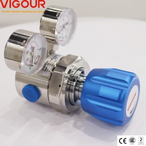 Collecteur à haut débit SS316L, conception à six ports, haute pression 300 bar, régulateur de gaz argon, hélium, <span class=keywords><strong>propane</strong></span> à une seule étape pour GPL - Product Image 3