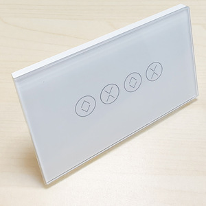 Interruptor de Cortina Inteligente Wi-Fi de 2 Ganglios y 1 Vía con Panel Táctil de 10A para PC, Compatible con <span class=keywords><strong>Alexa</strong></span>/Google Home/<span class=keywords><strong>IFTTT</strong></span> (Versión EE. UU.) - Product Image 4