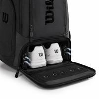 Sac à dos de tennis personnalisé avec porte-chaussures et compartiment pour raquettes, sac d'équipement sportif, fabricant OEM