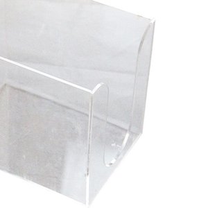 Caja de plástico transparente rectangular para guardar toallitas dentales, tipo vertical, para baño, para adultos - Product Image 2