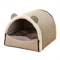 Coussin douillet et chaud, lit en peluche pour chat, maison pour animaux de compagnie, tente de couchage, nid pour animaux de compagnie, lit pour chat