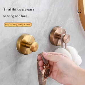 New Stainless Steel Suction Cup <strong>Hook</strong> Free Punch Vacuum Coat Wall Bathroom <strong>Towel</strong> <strong>Hook</strong> Modern Simple Design - Product Image 4
