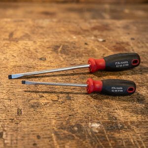 DIA 6mm S2 Slotted <b>Screwdriver</b> with 2K grip - Product Image 1