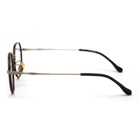 Plaque unisexe faite à la main, cadre rond rétro en titane, monture de lunettes optiques, vente en gros, montures optiques en titane pur