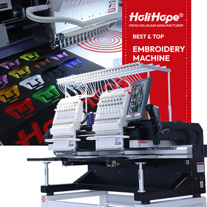 เครื่องปักผ้า HoliHope 2 หัว ปักได้หลายเข็ม ความเร็ว 1200 จุดต่อนาที เครื่องปักคอมพิวเตอร์ 2 หัว สำหรับปักหมวกและงานปักแบบเรียบ - Product Image 1