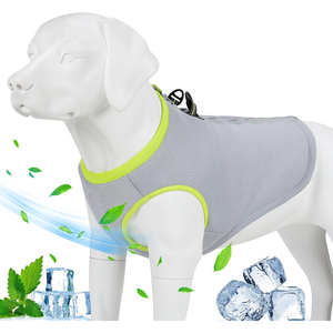 Truelove Soft Solid Polyester Evaporative <b>Cooling</b> Dog Vest Reflective Sports Design Outdoor Large Pet Dog Summer Dress - Product Image 1