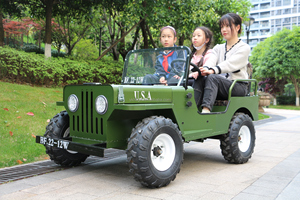 Go-Kart Eléctrico Infantil Tipo Jeep con Bluetooth/Altavoz/Luces/Tres Velocidades, Venta al Por Mayor - Product Image 4