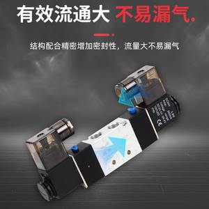 Vanne solénoïde 4V220-08, port 1/4 po, vanne de commande pneumatique 220 V CA, structure pilote pour média gazeux - Product Image 3