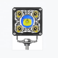 Co Light-projecteur Led 10W rond, lampe de travail et de conduite, Laser, haute puissance, pour voiture tout-terrain, 4x4, pour camion