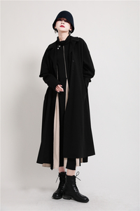 <strong>Black</strong> and White Stitching Long-sleeved <strong>Dress</strong> World-weary <strong>Funeral</strong> Skirt Fried Street Design - Product Image 6