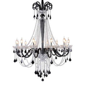 New Arrival Home Decor Indoor Lighting Black European Style Glass <b>Crystal</b> Stone for <b>Chandelier</b> - Product Image 6