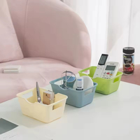 Boîte de rangement en plastique robuste, organisateur de bureau multifonctionnel, boîtes de rangement pour chambre à coucher, bureau, salle de bain, cuisine