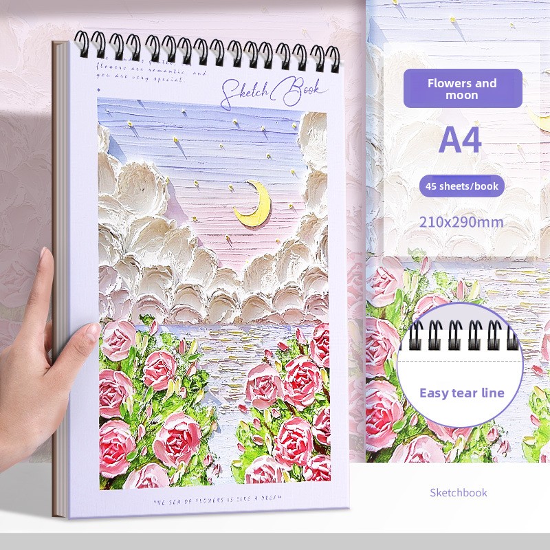 Flower Morning, Moon Evening