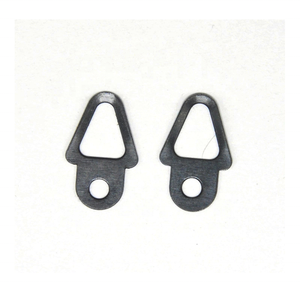 Gancio triangolare nero a 1 foro per appendere cornici con viti - Product Image 4