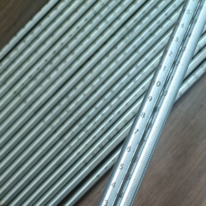 Regla de tubería de acero inoxidable, barra redonda, medidor de profundidad cilíndrico, cinta métrica para aceite y agua, modelo personalizable, láser ultravioleta - Product Image 4