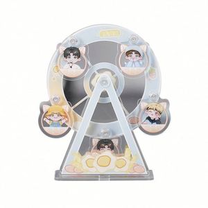 Porte-clés en acrylique transparent personnalisé avec figurine d'anime, support créatif, cadeau combiné - Product Image 3