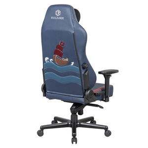 <span class=keywords><strong>Chaise</strong></span> de jeu inclinable pour ordinateur de luxe haut de gamme avec logo personnalisé, grande et haute, avec accoudoirs 4D bleus - Product Image 5
