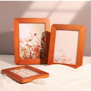 กรอบรูปไม้เนื้อแข็งรักษ์โลก สีวอลนัท ดีไซน์ตามสั่ง ติดผนัง ขนาด 6 นิ้ว 7 นิ้ว 8 นิ้ว และ A4 - Product Image 2