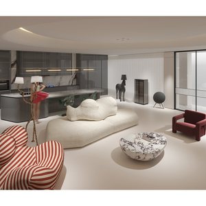 Ensemble de meubles de chambre haut de gamme pour villa penthouse spacieuse, suite complète pour hôtel 5 étoiles de luxe - Product Image 5