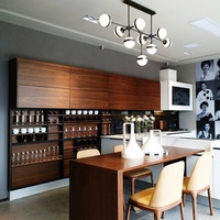 Ensemble de cuisine complet DAIYA avec armoires en bois et portes d'armoires