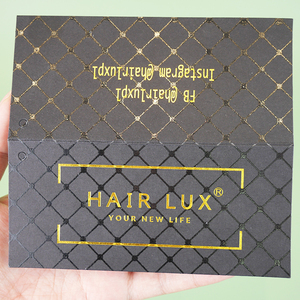 การ์ดขอบคุณสำหรับการอวยพรงานแต่งงานแบบฟอยล์สีทองร้อนสีดำดีไซน์แบบกำหนดเองได้หรูหรา - Product Image 1
