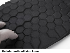 Genouillères de protection anti-collision en nid d'abeille avec logo personnalisé OEM, genouillères de football, genouillères de basketball, manchon de soutien du genou - Product Image 6