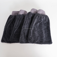 Serviette de lavage de voiture en microfibre, gant de lavage en microfibre, sans rayures, sans peluches, pour le detailing automobile et la maison