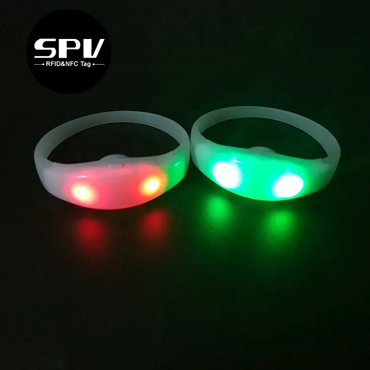 Gelang LED Remote Kontrol Dapat Diprogram, Gelang Menyala