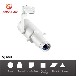 Projecteur LED de contour modulable 10W 30W CRI97, intensité variable et zoomable, pour musées, galeries d'art et magasins de détail - Product Image 1