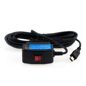3.5 mètres Mini <span class=keywords><strong>Mico</strong></span> USB Ports 5V 3A câble de Charge de voiture OBD cordon filaire avec interrupteur pour Dash Cam caméscope véhicule DVR 24 heures - Product Image 6