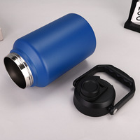 Bouteille isotherme personnalisée en acier inoxydable de 2 litres pour la course, le camping et la sublimation – Growler thermique portable en métal pour bière/eau