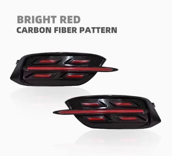Red carbon fiber