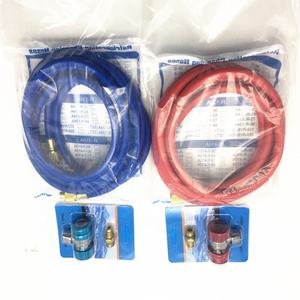 R134a R410a W.P 800psi 냉매 게이지 AC 충전 프레온 호스 자동차 - Product Image 2