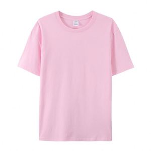 Camiseta de cuello redondo de algodón hecha a medida de alta calidad para niños Camiseta con logotipo publicitario de marca comercial - Product Image 4