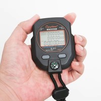 Chronomètre sportif professionnel personnalisé avec logo, compte à rebours, étanche, multifonctionnel, 100 mémoires, chronomètre numérique pour la boxe et la salle de sport