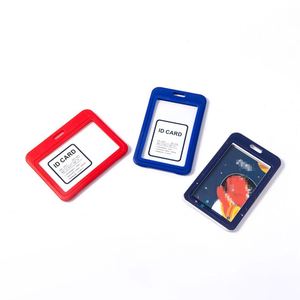 Card Holder, Sliding Holder Abs Work Badge Sleeve for Office, School, Factory, Id Credit Cards, Proximity Key Cards - Product Image 3