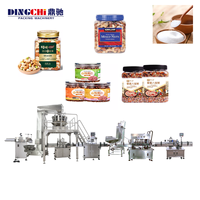 Machine de remplissage automatique de granulés en acier inoxydable avec peseuse multi-têtes pour bonbons, aliments pour animaux, noix et quincaillerie