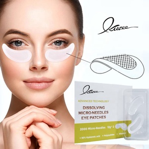 Biểu tượng tùy chỉnh chất lượng cao nhất axit hyaluronic giảm nếp nhăn sưng húp mắt điều trị dưới mắt Túi microneedle miếng che mắt - Product Image 2