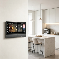 Panel de Control Inteligente para Hogar Inteligente, Pantalla Táctil de 6.2 Pulgadas, Android, Zigbee Gateway, 8 Teclas Personalizables, 2GB, para Proyecto Inteligente F5-1