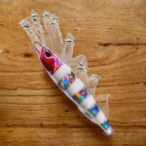 Leurre de pêche au jigging Yousya JG-14 - Hameçon à fente pour sang recouvert de plomb et de métal 50g - Appât artificiel dur pour la pêche en <span class=keywords><strong>bateau</strong></span> en mer - Product Image 3