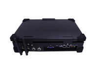 10,1 \ "portátil Industrial CPU portátil ultrafino 82 teclas teclado hacia abajo resistente con ordenador integrado de la DVD-RW