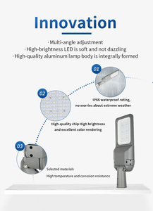 Estacionamiento Ip66 Lámpara de carretera impermeable para exteriores Farola de aluminio fundido a presión 50W 100W 150W 200W Farola <span class=keywords><strong>LED</strong></span> de ingeniería - Product Image 6